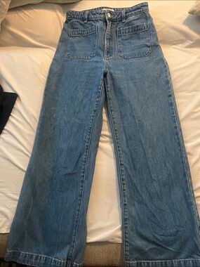 Rolla’s High-Waist Wide Leg Women’s Jeans - Blue